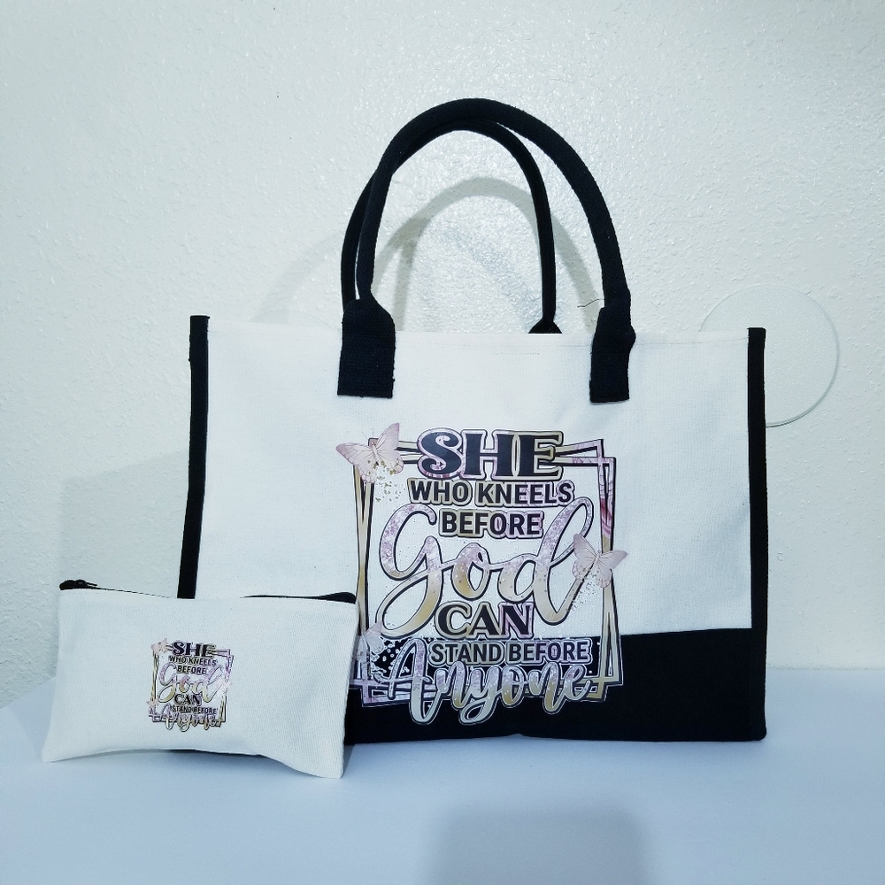 Multi-use Tote bag, with marching pouch.